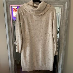 LOFT Cowl Neck Sweater Dress